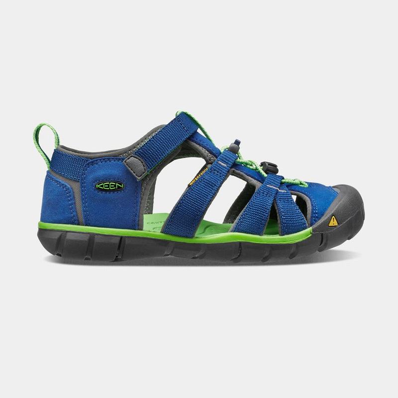 Keen Seacamp II Cnx Sandals Canada - Keen Kids Sandals Blue/Green (KFRY68375)